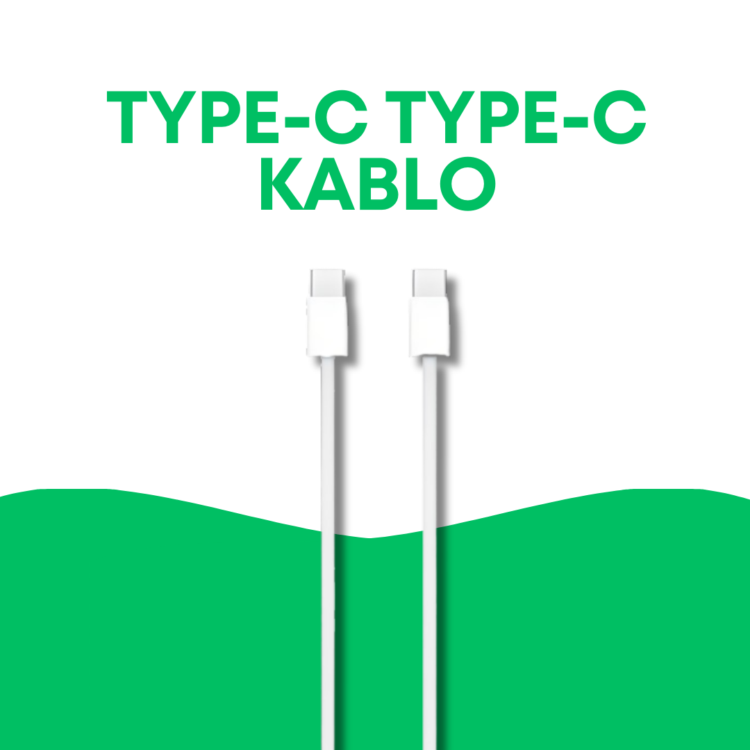 Type-C Type-C Örgülü Kablo (1m)